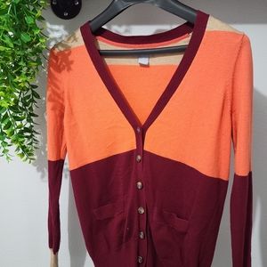 Multi-colored cardigan